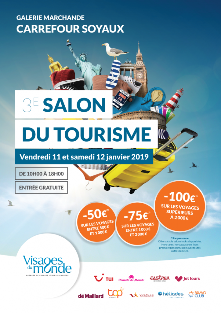 3e Salon du Tourisme Saoyaux - Vendredi 11 et Samedi 12 Février 2019